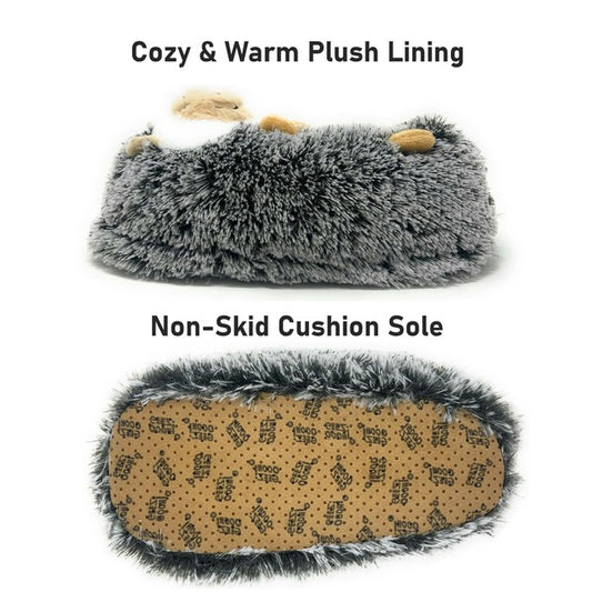 Hedge Hogs - Women's Fluffy House Slippers