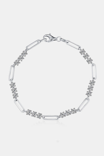 Moissanite 1.8 Carat 925 Sterling Silver Bracelet