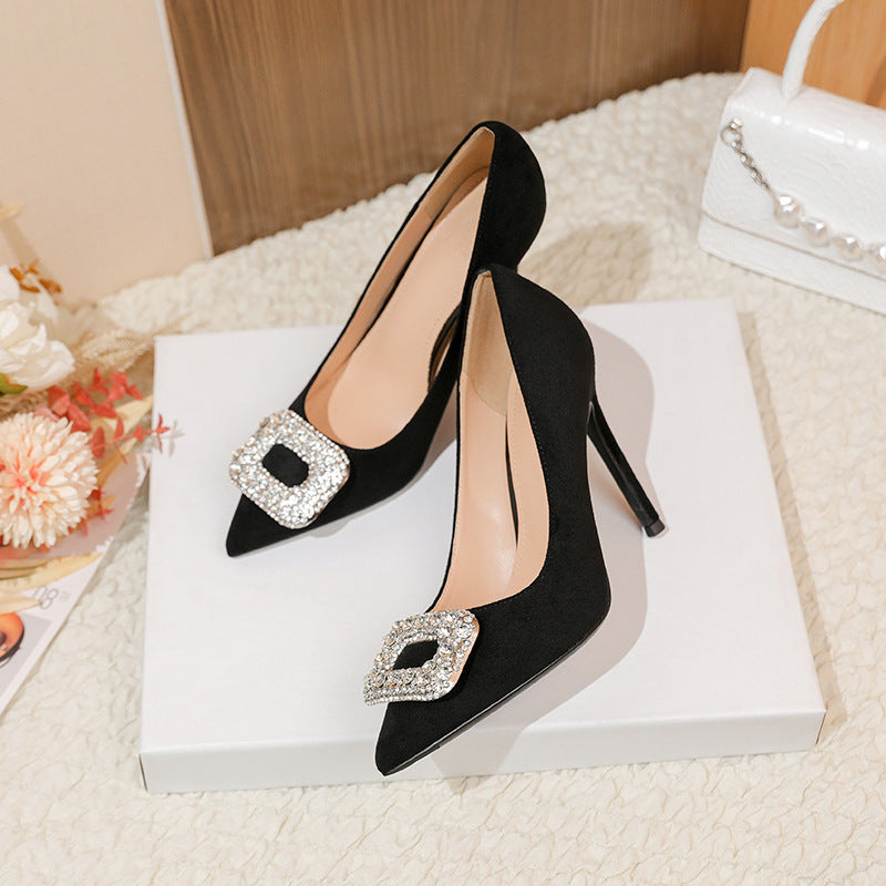 Patent Leather Point Toe Stiletto Pumps