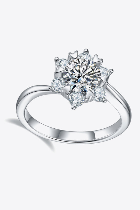 Moissanite 1 Carat Zircon Ring